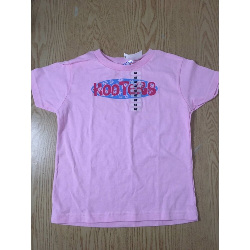New Girls Hooters T-shirt From Chicago Pink Size 6T